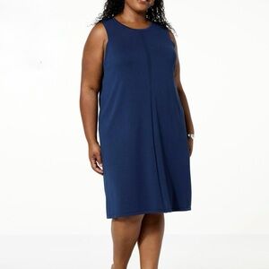MARLAWYNNE Wynne layers Sleeveless Navy Knit Dress